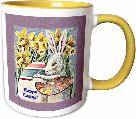 Easter Rabbit Artist Ceramic Mug