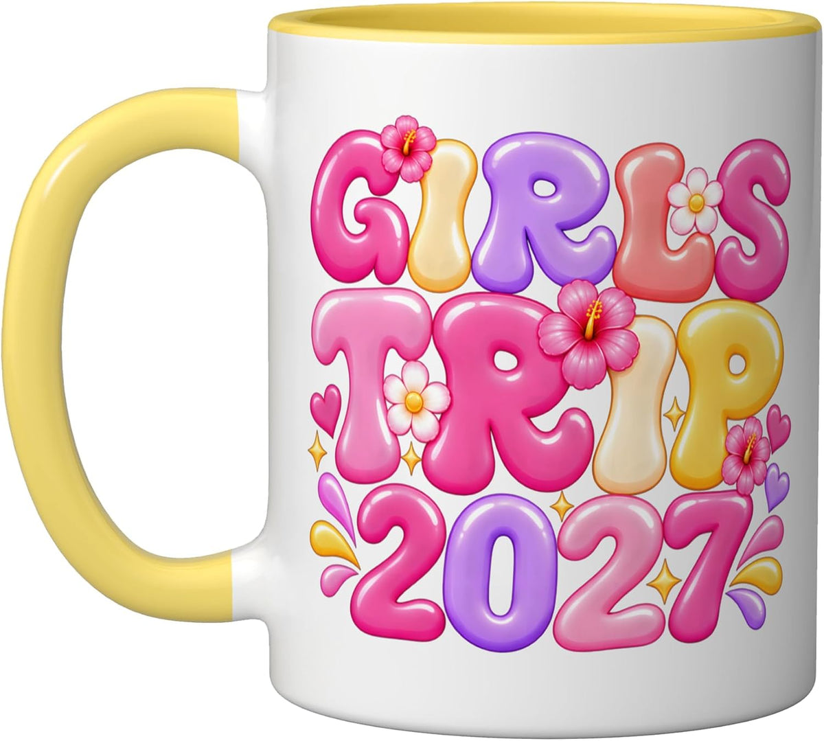 Girls Trip 2027 Women Girls Weekend Matching Beach Ceramic Mug