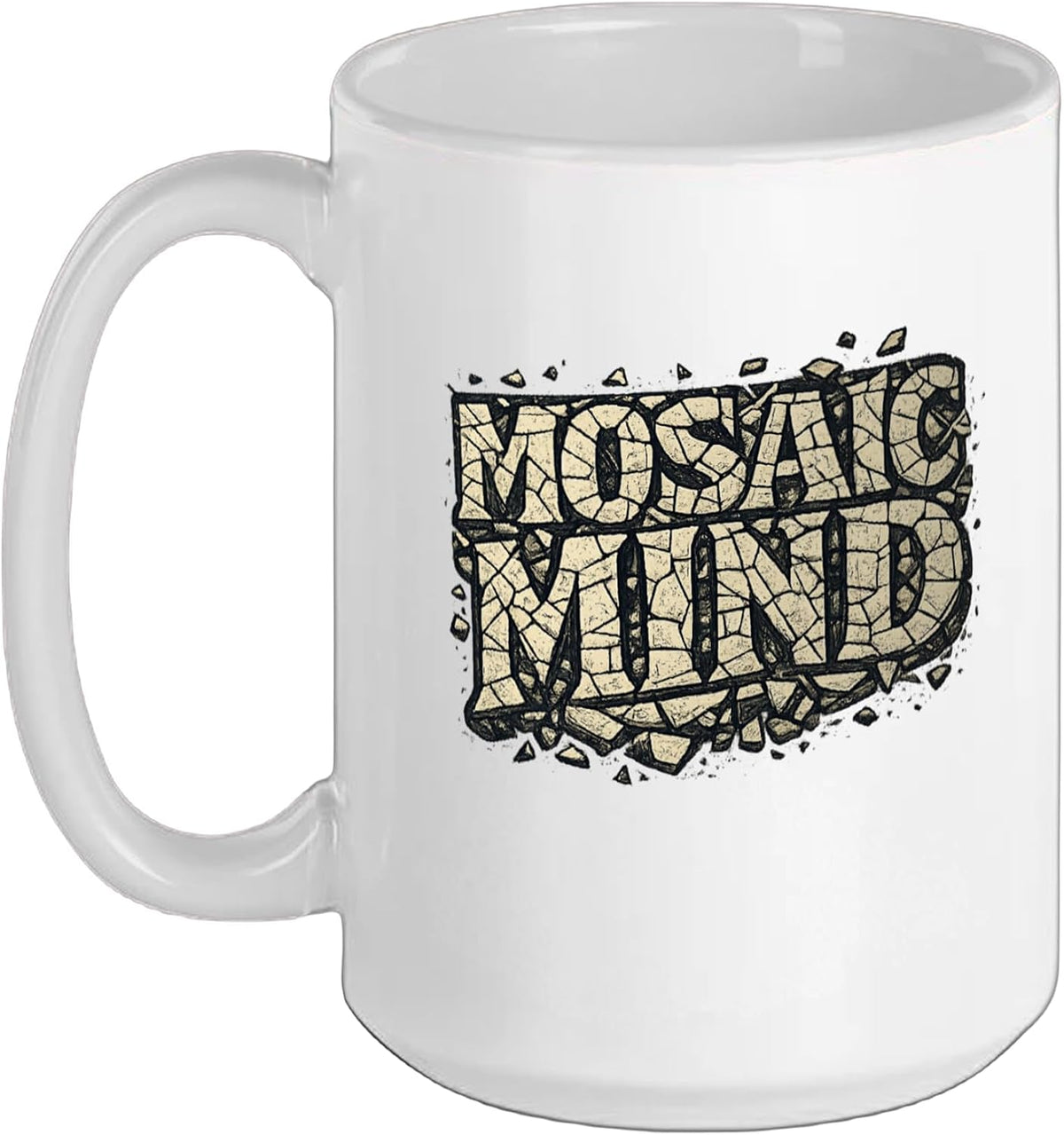 Mosaic Mind Funny Stained Glass Artist Suncatcher Gift Ceramic Mug
