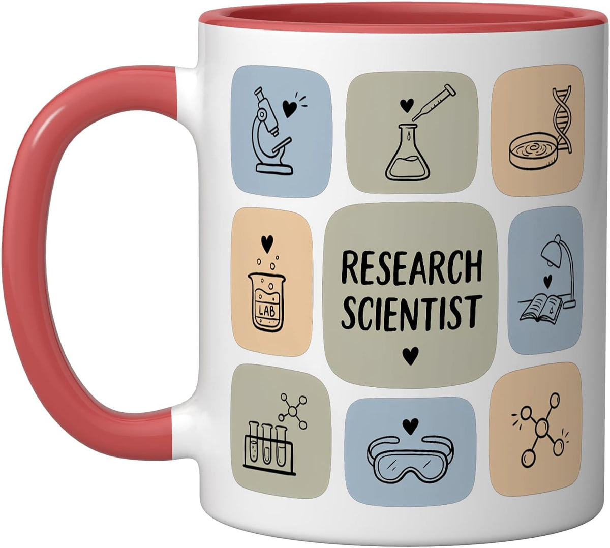 Research Scientist Researcher Science Investigator Ceramic Mug
