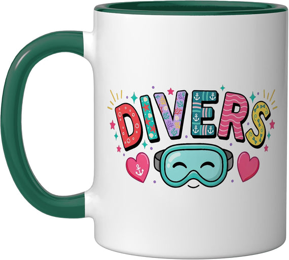 Scuba Diving Diver Skin Underwater Dive Ceramic Mug