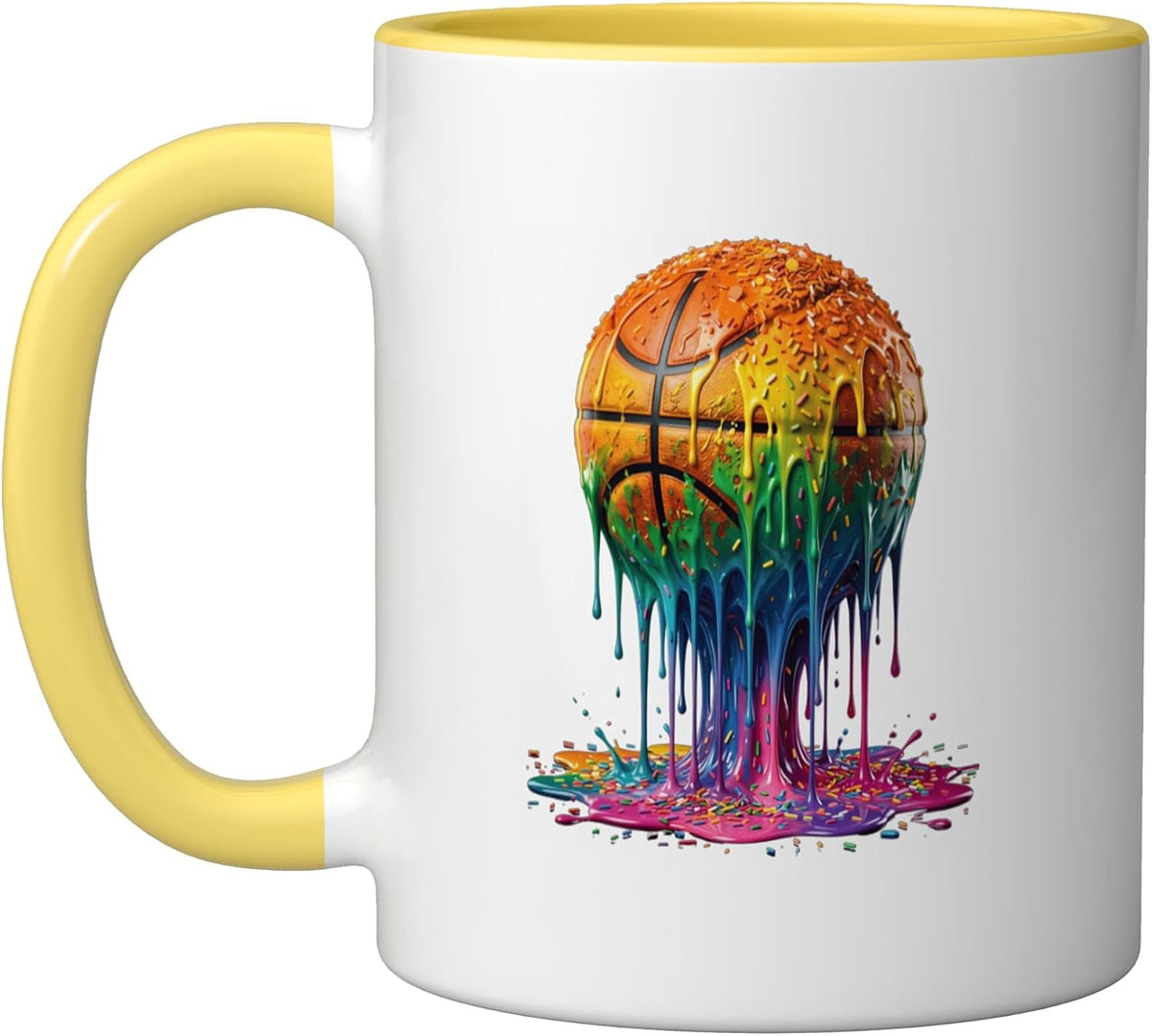 Drip Basketball Player Ice Cream Sprinkles Ceramic Mug