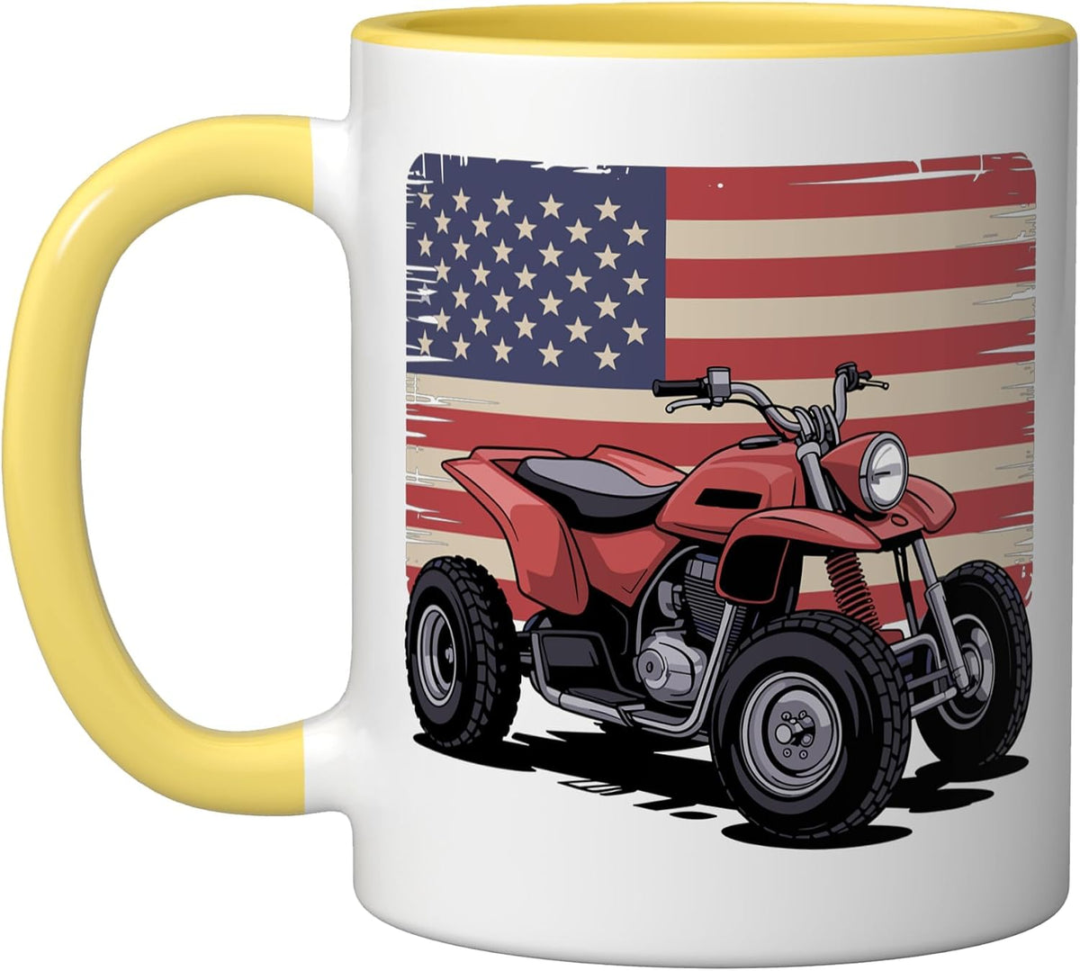Best Atv Art For Men Women Kids Atv Rider Quad Dirt Racer Ceramic Mug