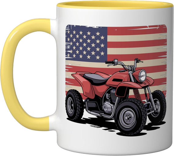Best Atv Art For Men Women Kids Atv Rider Quad Dirt Racer Ceramic Mug