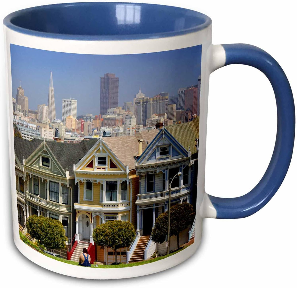 Usa, California. San Francisco, Painted Ceramic Mug