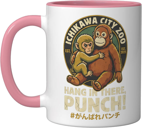 Ichikawa City Zoo Hang In There Punch Ceramic Mug