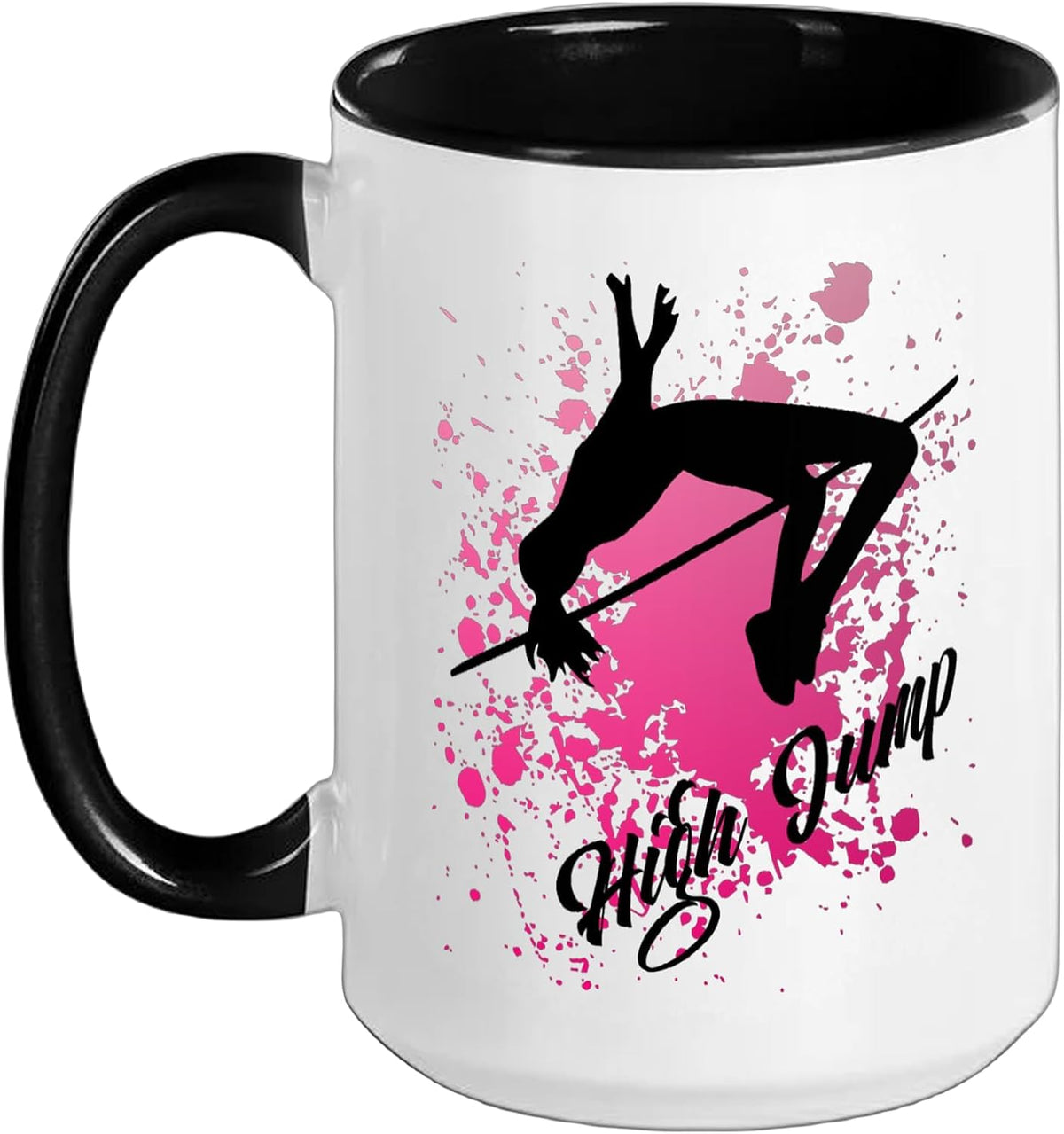 High Jump Girl - Retro Colors High Jump Ceramic Mug