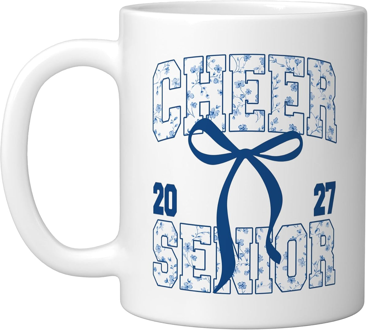 Cheer Senior Class Of 2027 High School Cheerleading Senior Ceramic Mug