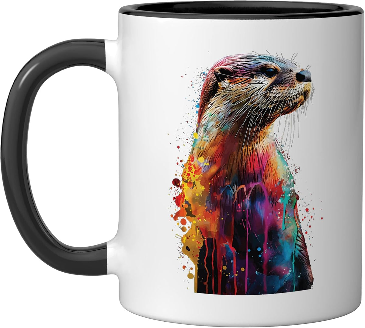 Otter Colorful Ceramic Mug