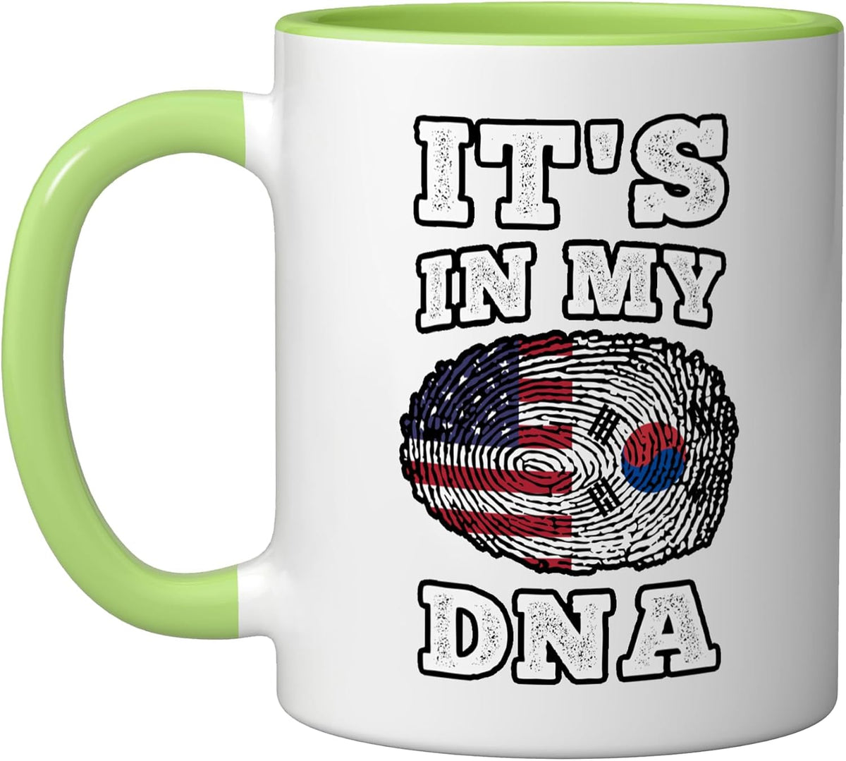 Its In My Dna South Korean American Ceramic Mug
