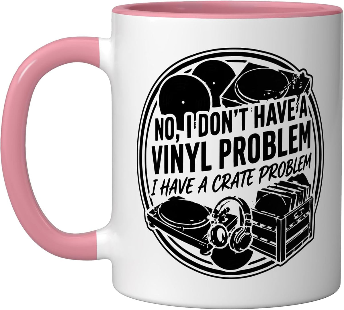 Vinyl Record Player Vinyl Collector Retro Music Lover Ceramic Mug
