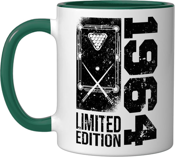 Billiards Snooker-Gamer Vintage 1964 Birthday Ceramic Mug