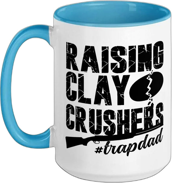 Trap Dad Proud Trap Shooting Dad Trap Shooting Father Ceramic Mug