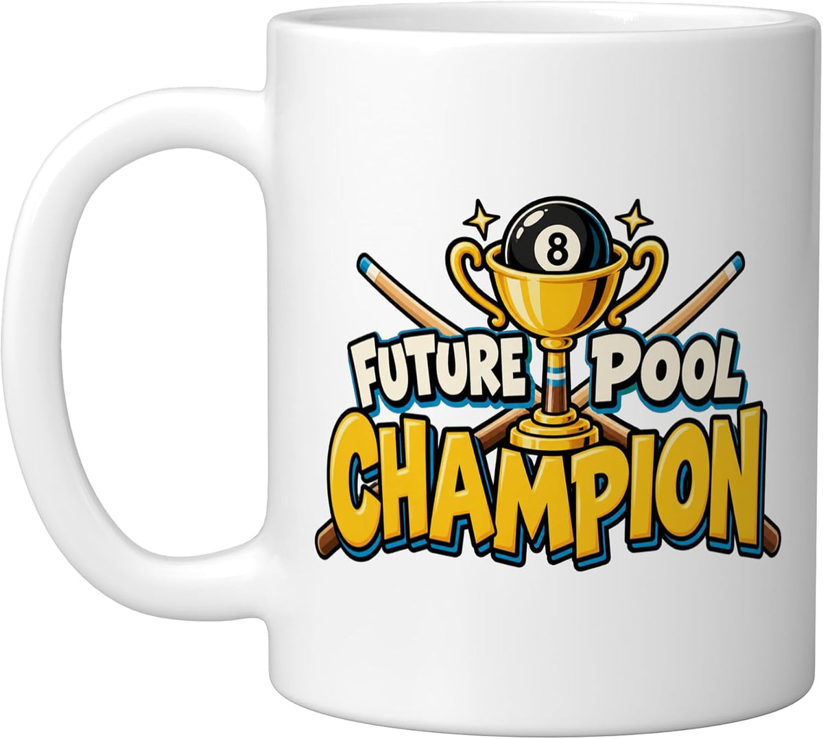 Billiards For Kids: Future Pool Champion Ceramic Mug
