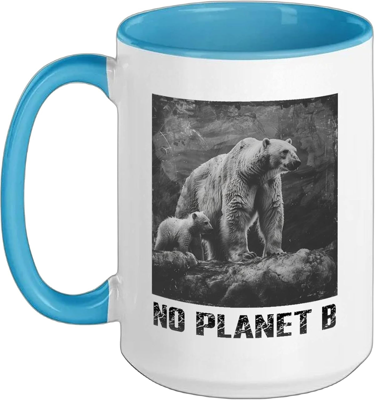 Polar Bear, No Planet B, Environmental Protection, Icebear Ceramic Mug