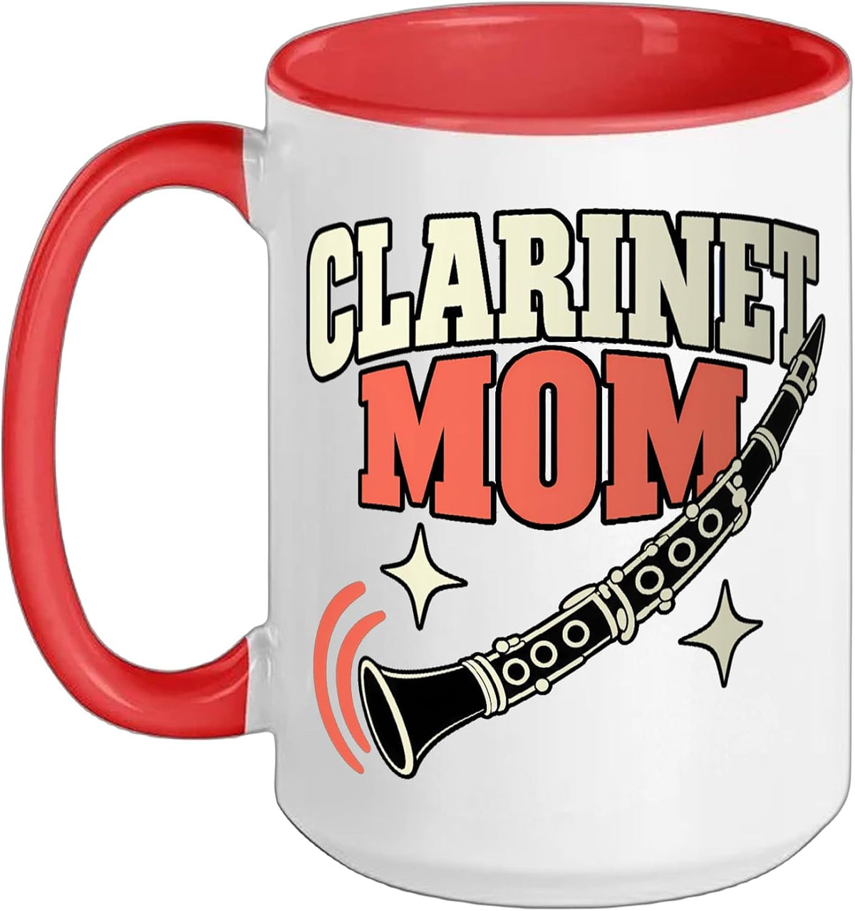 Clarinet Mom Band Musician Proud Ceramic Mug