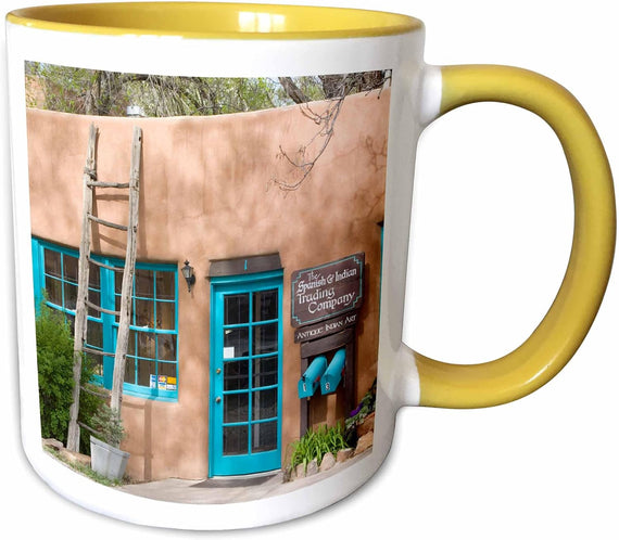 Mexico Santa Spanish Indian Ceramic Mug
