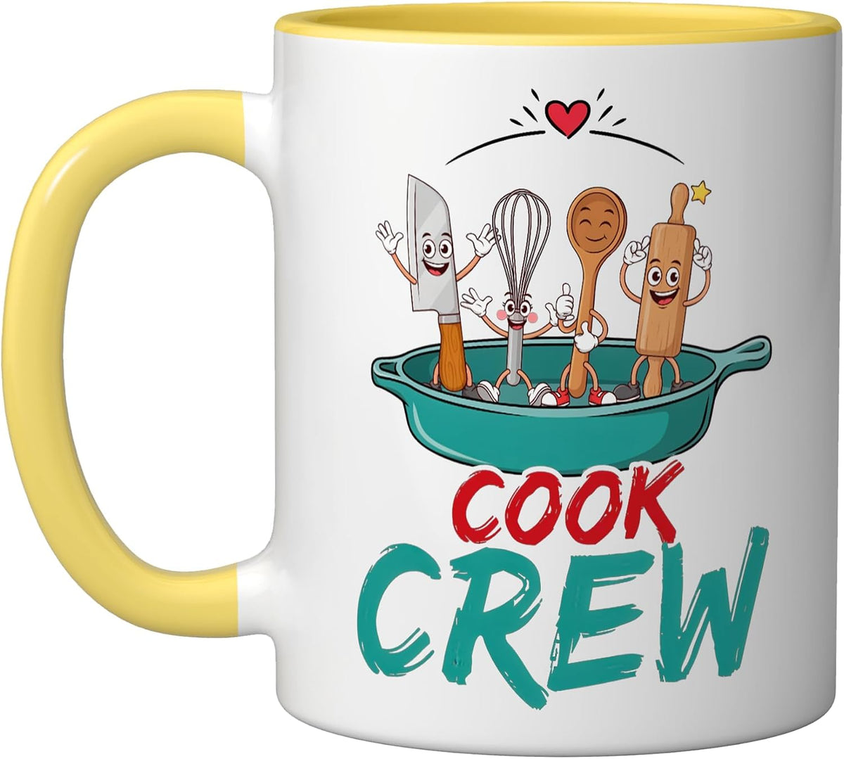 Cook Crew Cute Kitchen Utensils Ceramic Mug