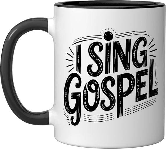 Proud Gospel Choir Member Church Praise Worship Singer Ceramic Mug