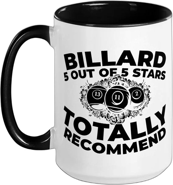 Pool - Cue Billiard Ceramic Mug