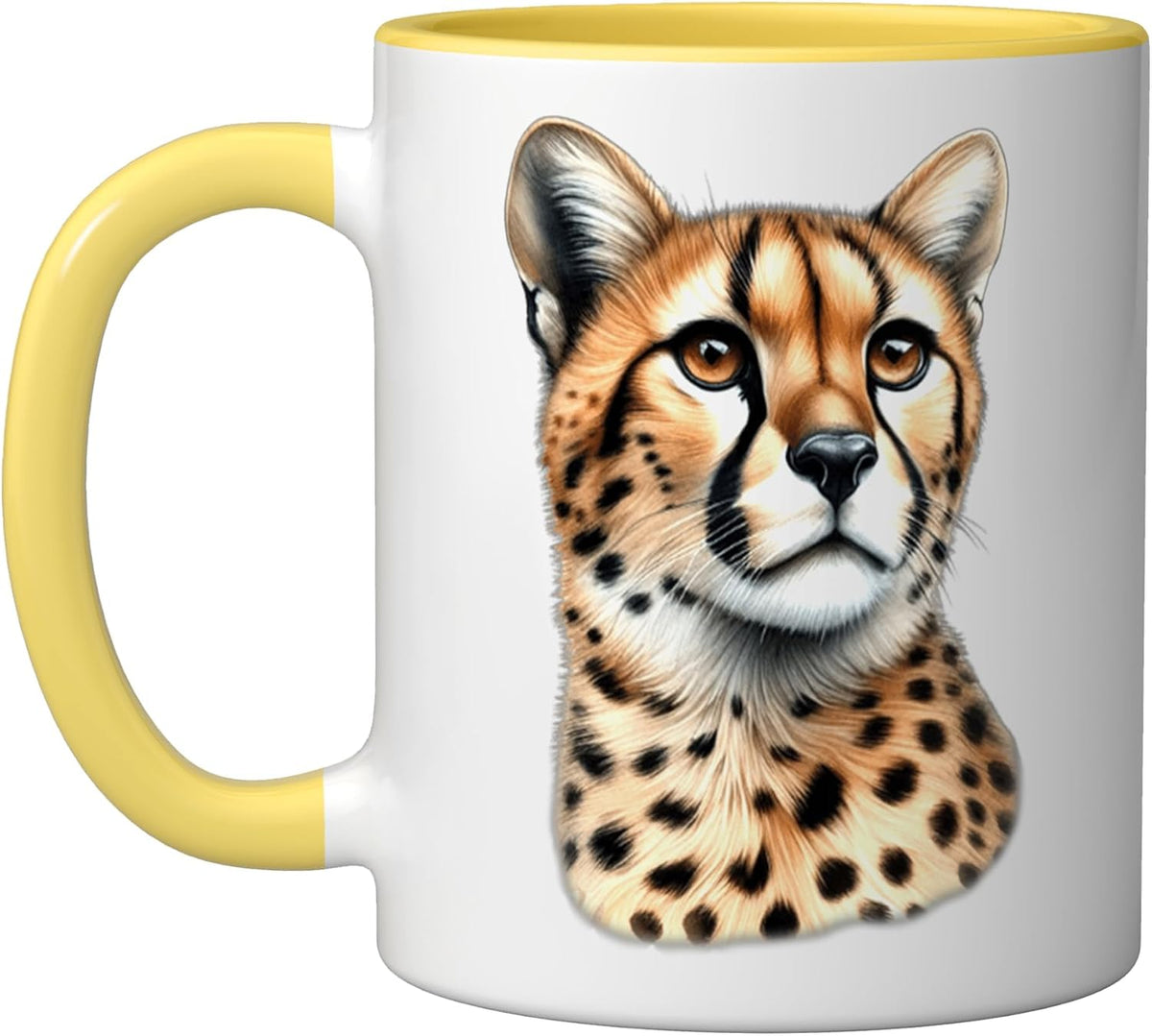 Cheetah Portrait Ceramic Mug