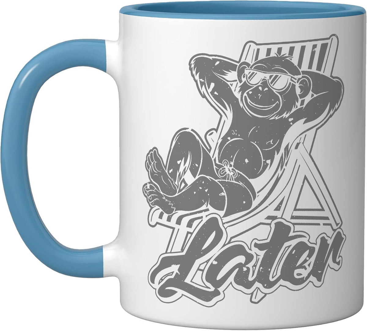 See You Later Summer Or Vacation - Monkey Ceramic Mug