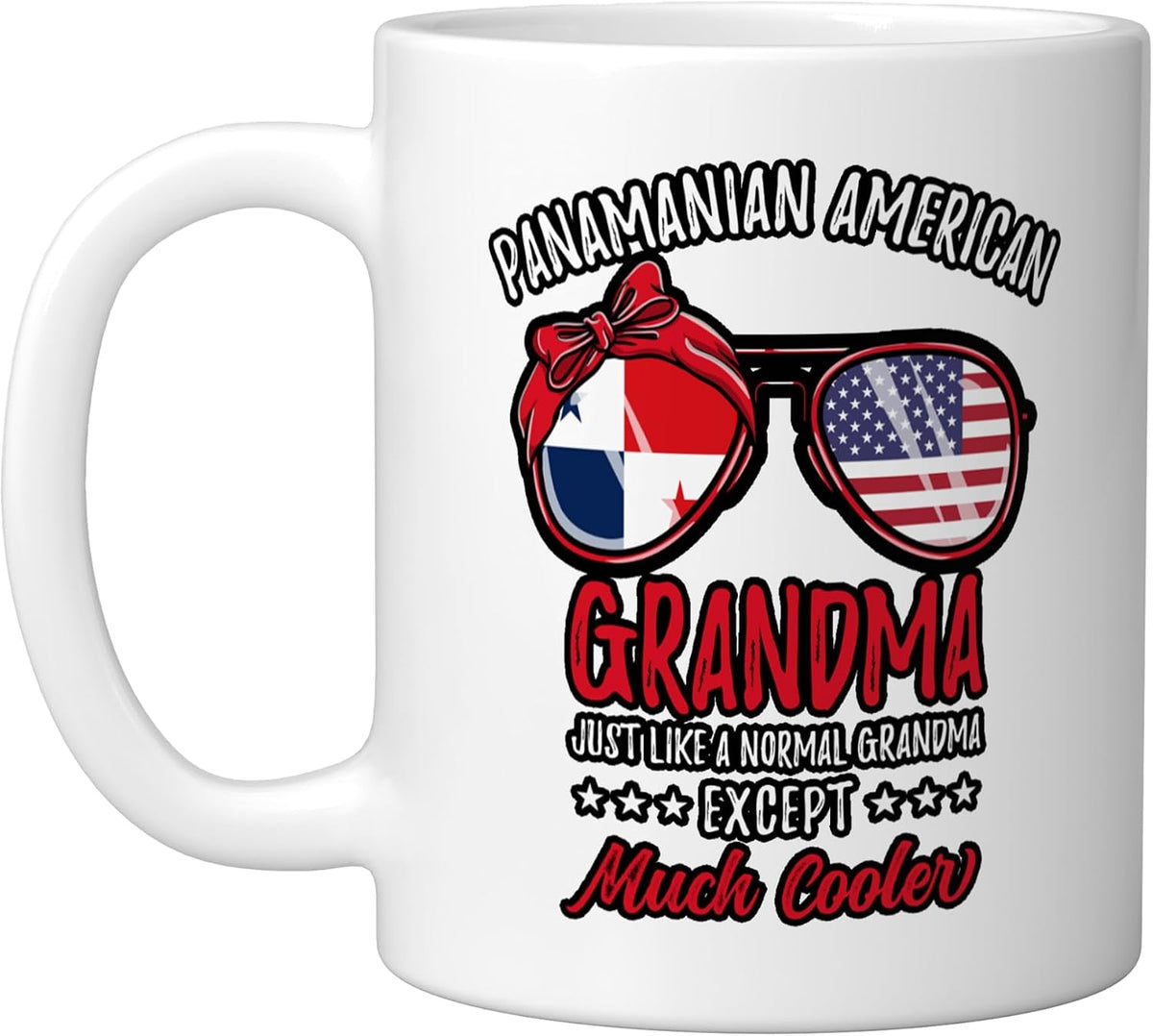 Funny Panamanian American Grandma Christmas Ceramic Mug