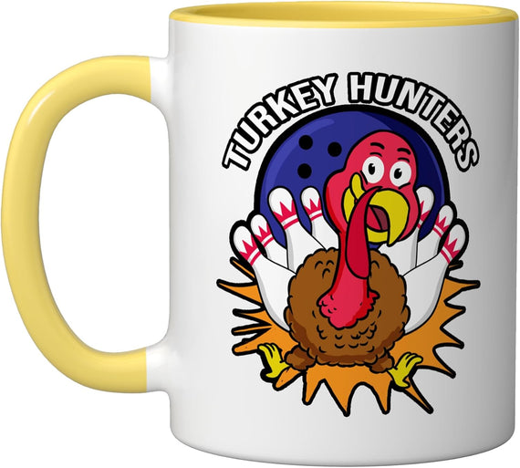 Turkey Hunters Bowling Ceramic Mug