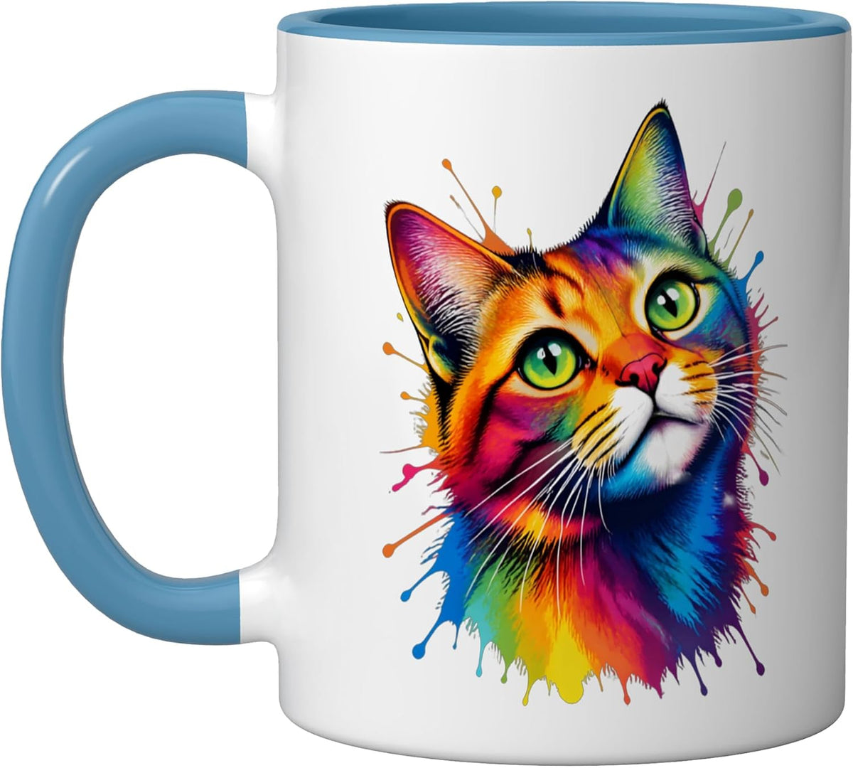 Cat Motif Art Design Gifts Cute Kitten Ceramic Mug