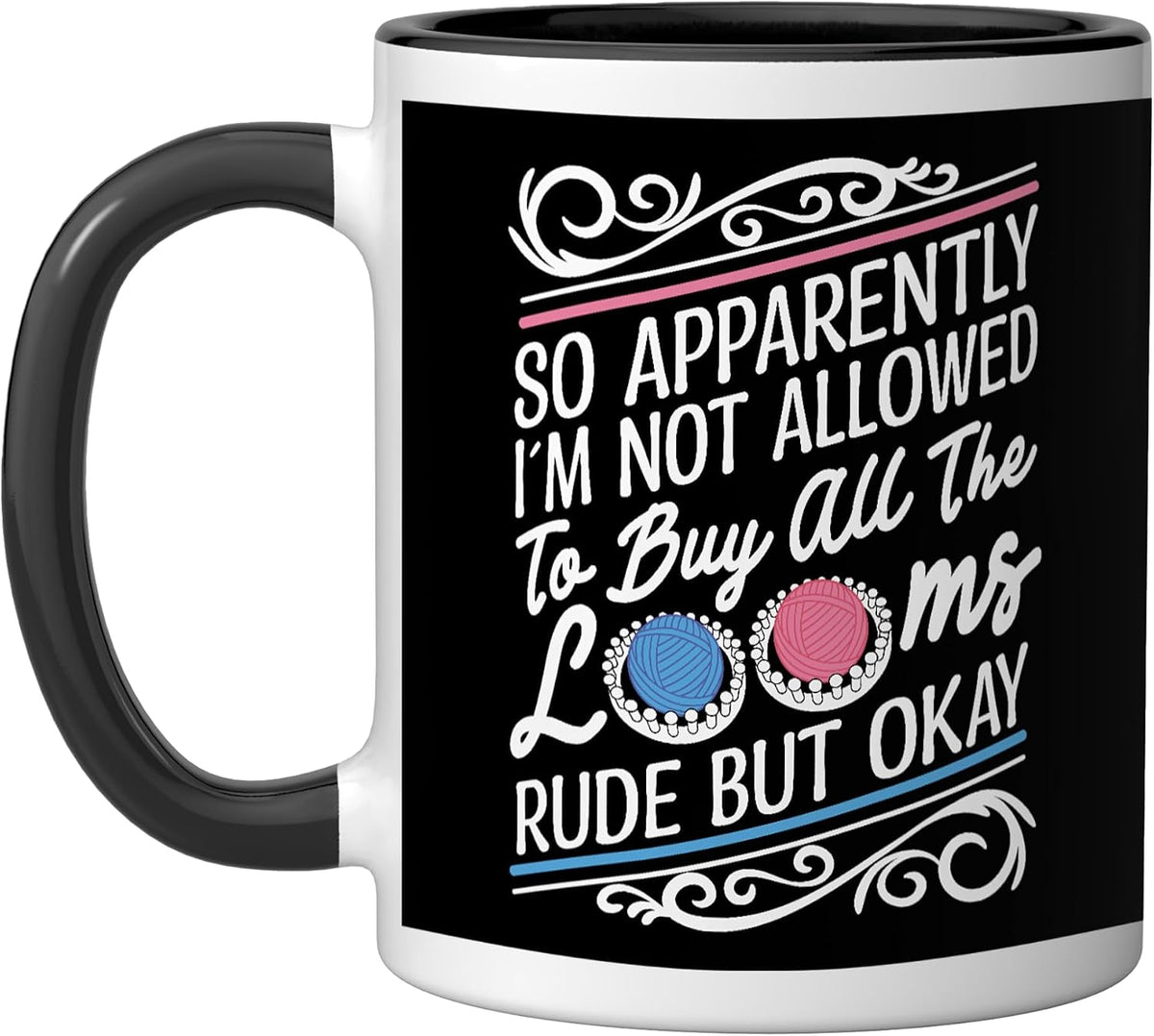 Loom Collector Yarn Collecting Loom Knitting Knitter Ceramic Mug