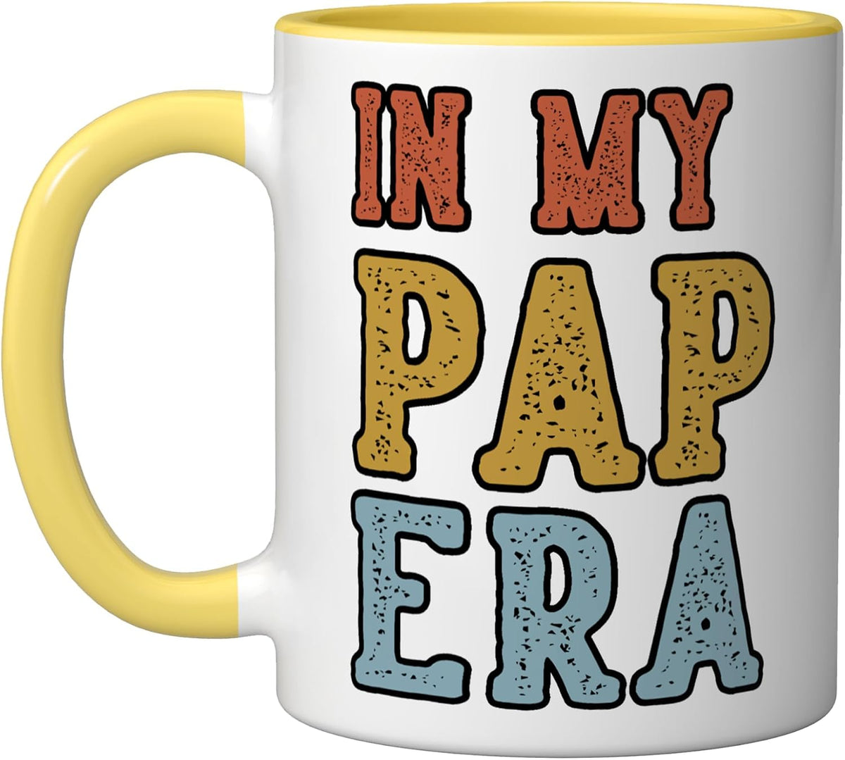 In My Pap Era Retro Funny Fathers Day Vintage Ceramic Mug