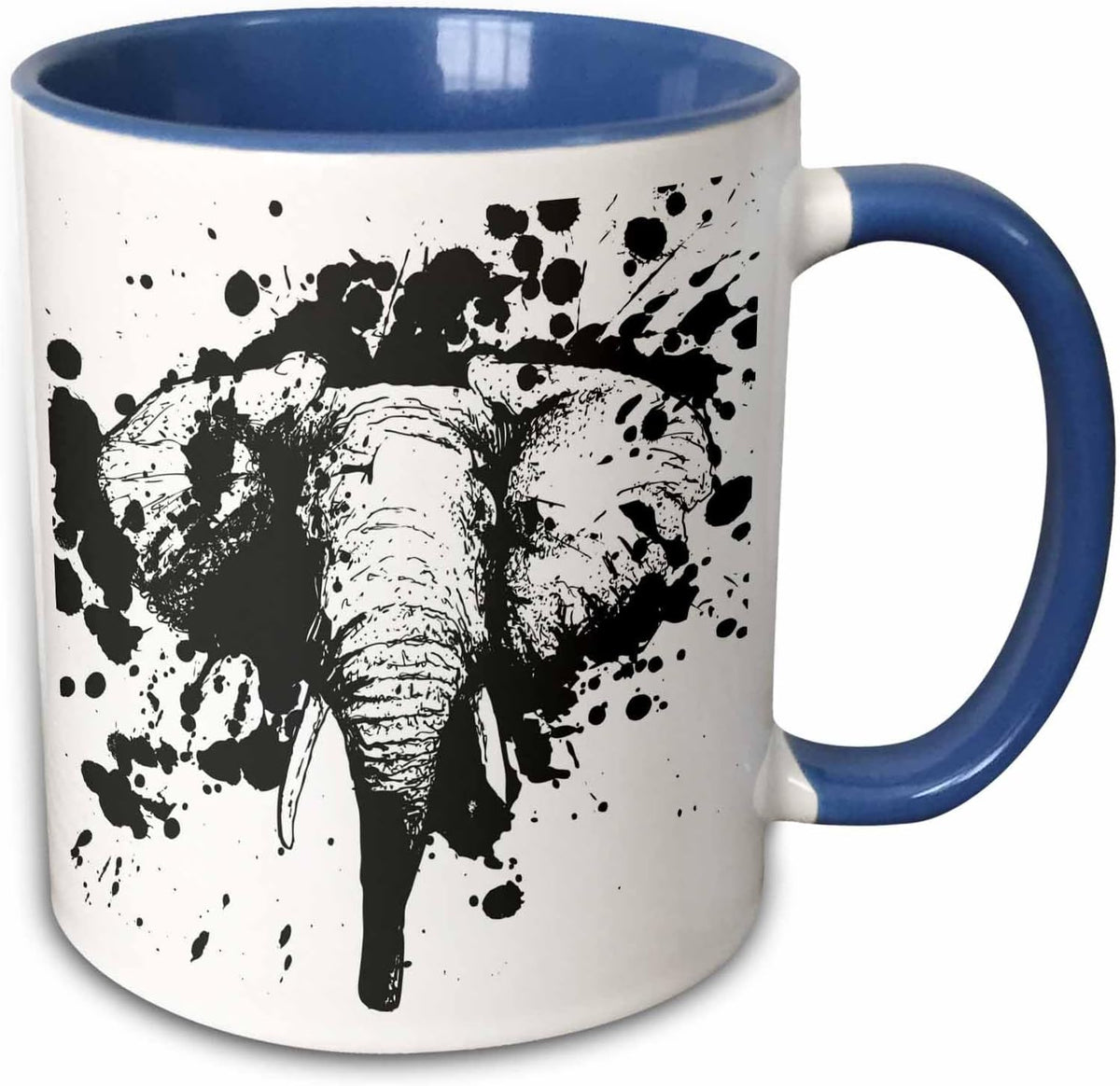 Splash Elephant Ceramic Mug
