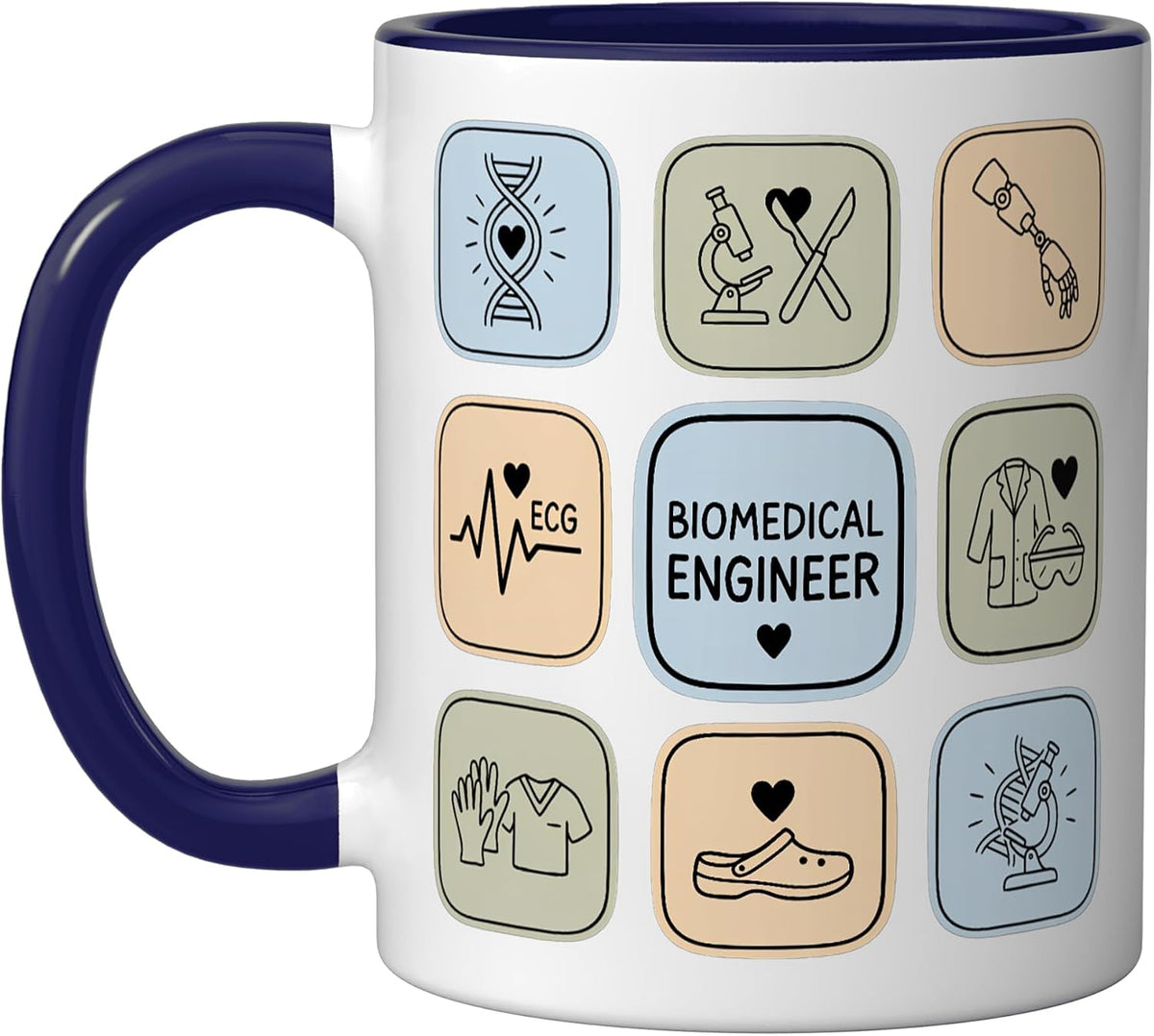 Biomedical Engineer Bioengineering Bioengineer Biomed Ceramic Mug