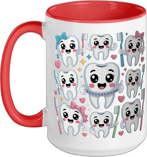 Cute Teeth Dentist Squad Dental Assistant Ceramic Mug
