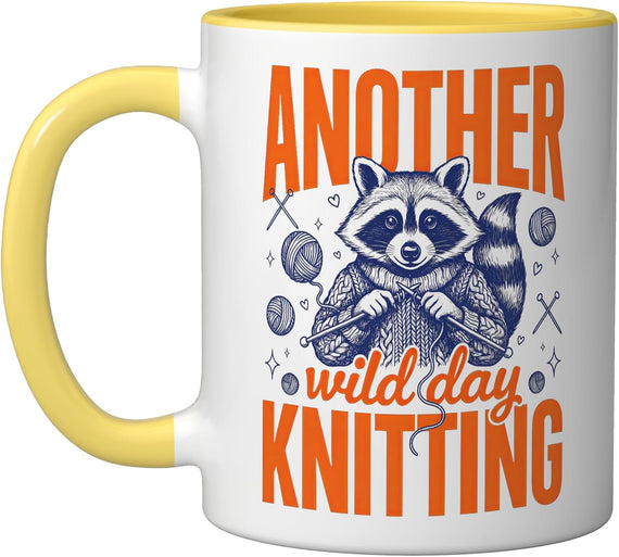 Knitting Knit Knitter Hand Crafter Ceramic Mug