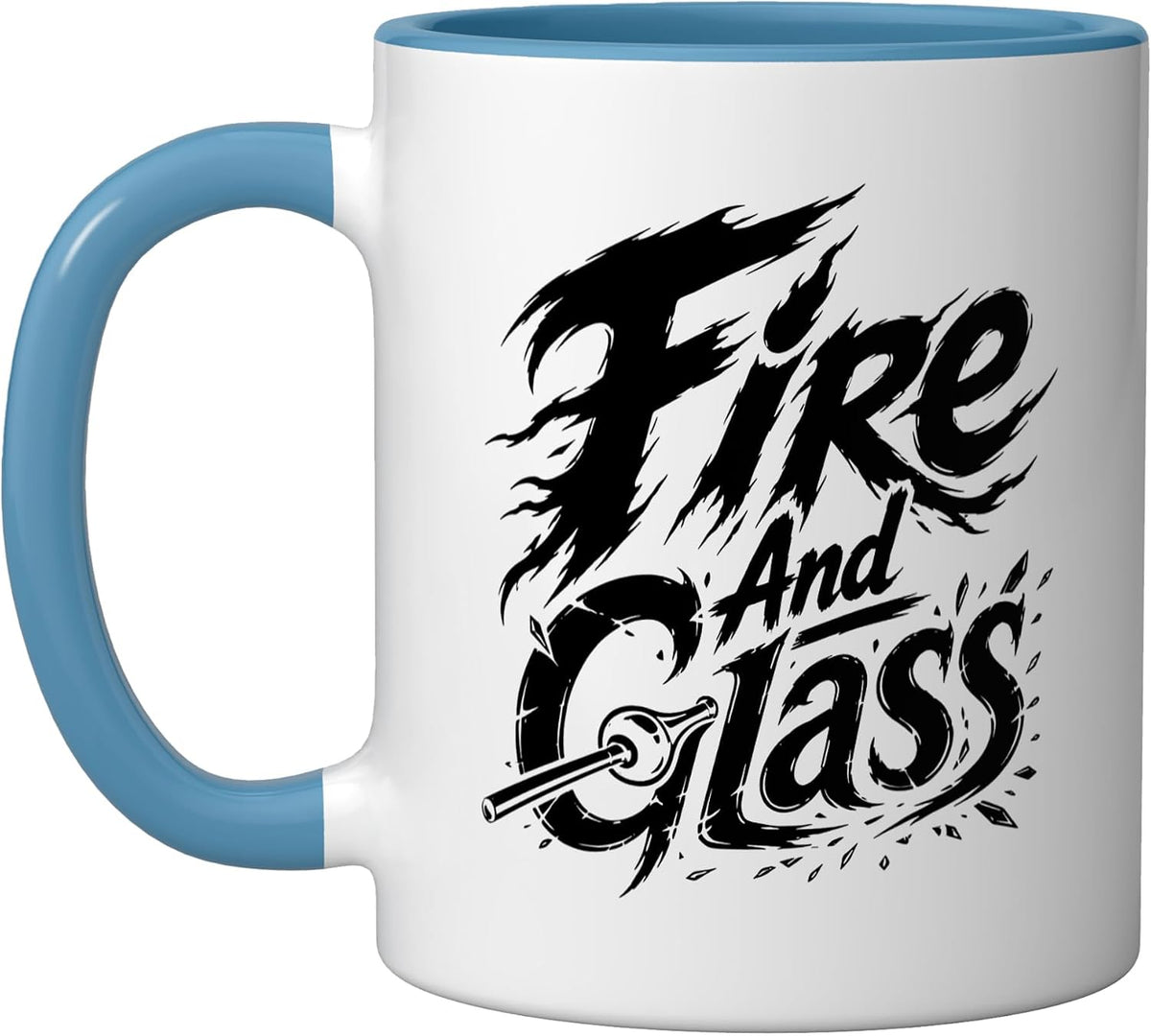 Glass Blower Fire Artist Hot Work Craft Art Ceramic Mug