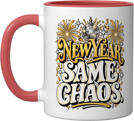 Same Chaos Disco New Year Ceramic Mug