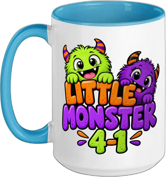 Little Monster 4 1 Halloween Trick or Treating Ceramic Mug