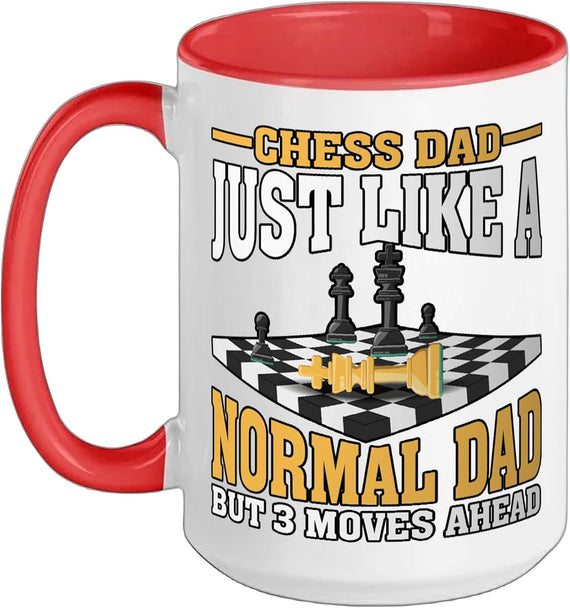 Chess Dad Just Like A Normal Dad Chess Player Father Ceramic Mug