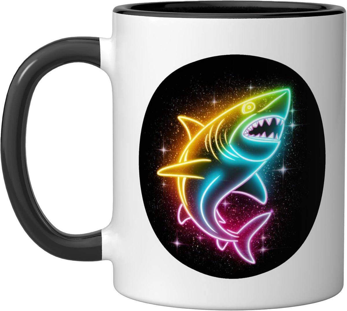 Shining Shark Ceramic Mug