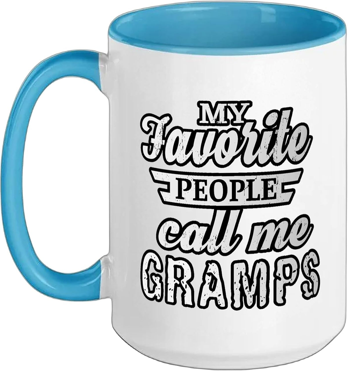 My Favorite People Call Me Gramps Grandpa Christmas Ceramic Mug