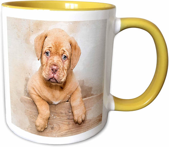 Dogue De Bordeaux Bulldog Puppy Ceramic Mug