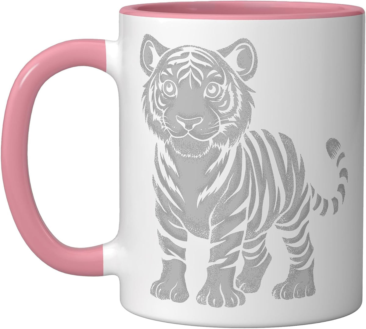 Gray Tiger Ceramic Mug