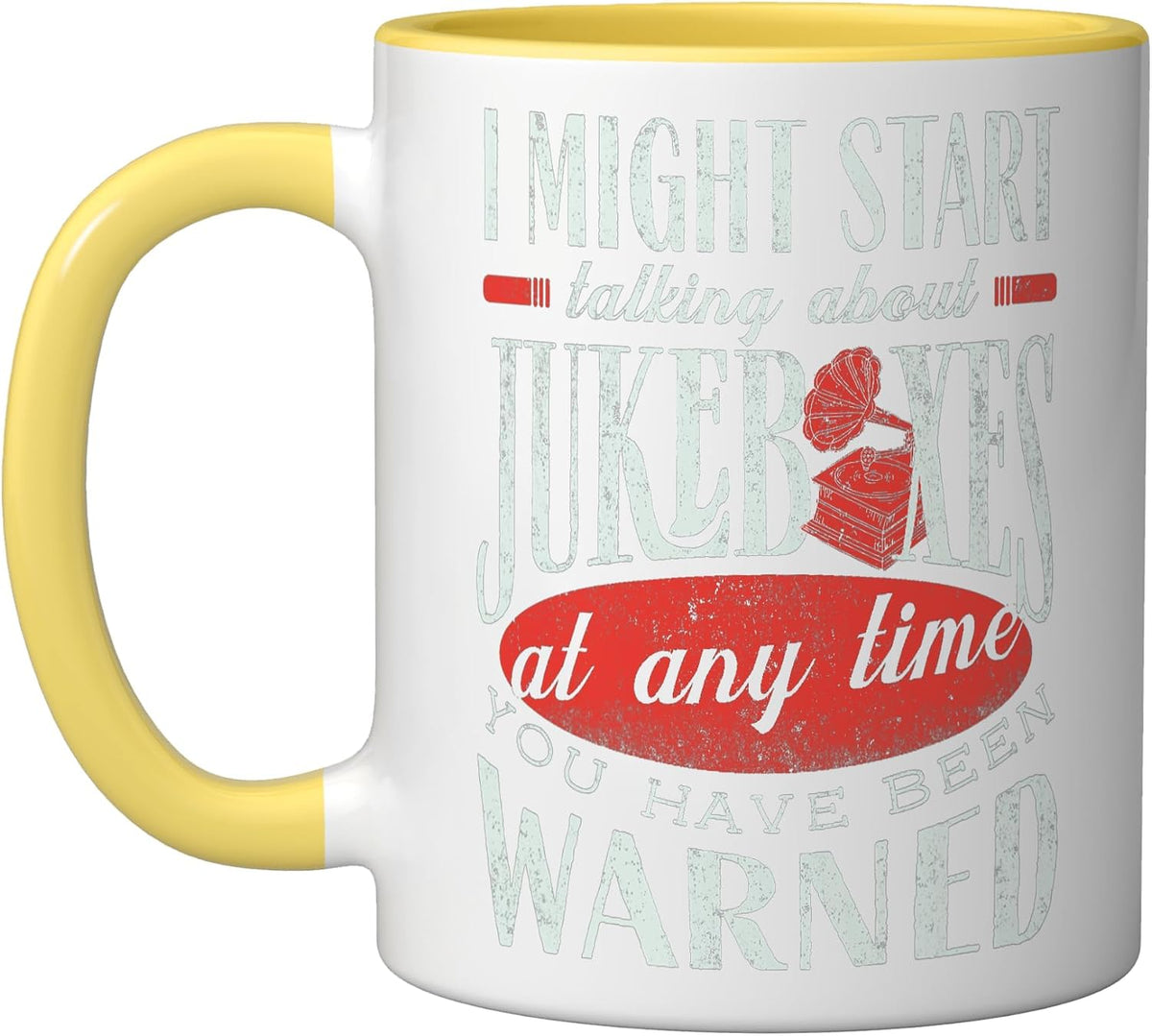 Jukebox Collector Jukebox Music Turntables Warning Ceramic Mug