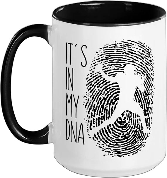 Rugby Fingerprint Rugby Player Ceramic Mug