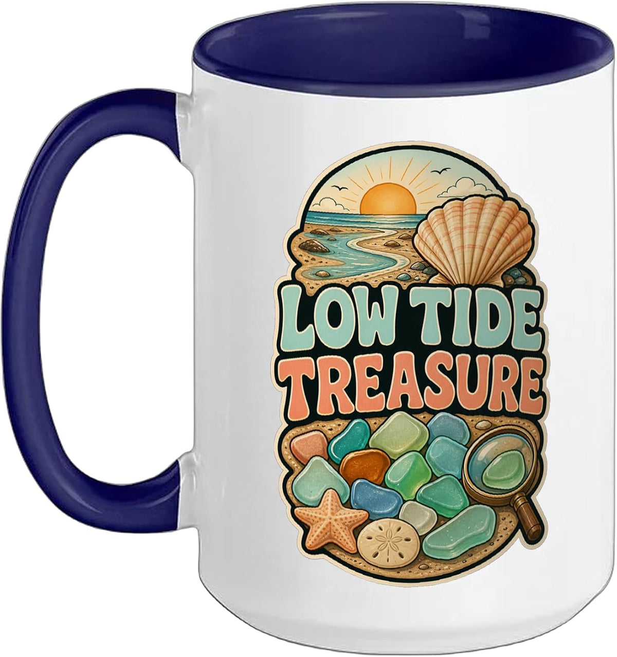 Low Tide Treasure Ceramic Mug