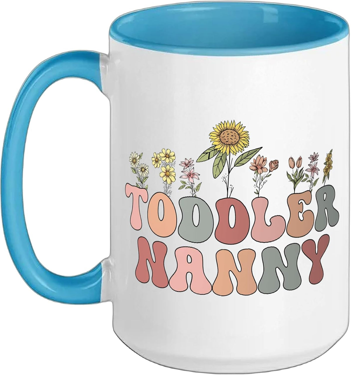 Groovy Toddler Nanny Appreciation Week Back To School Ceramic Mug