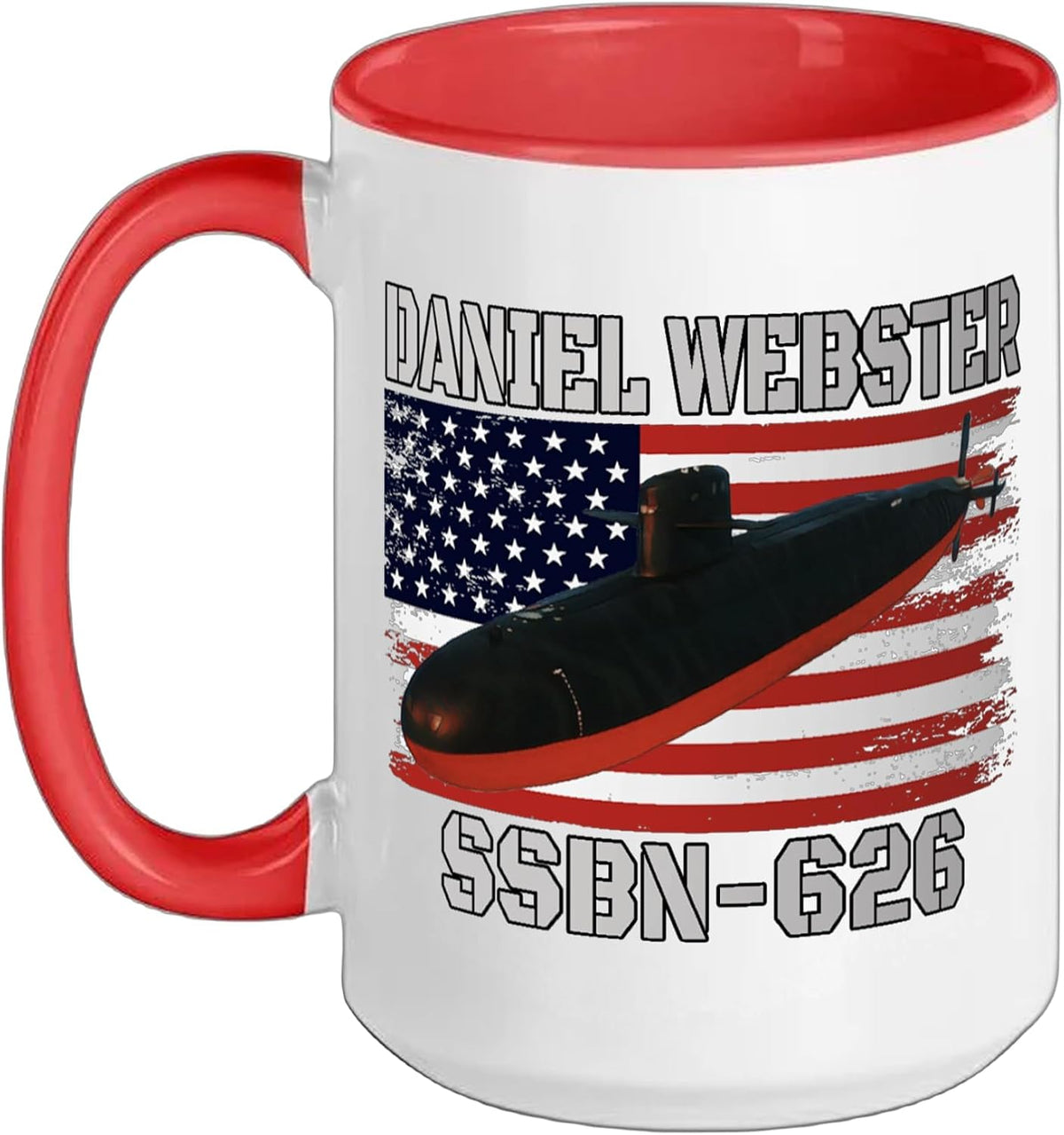 Submarine Uss Webster Ssbn-626 Veteran Grandfather Dad Son Ceramic Mug