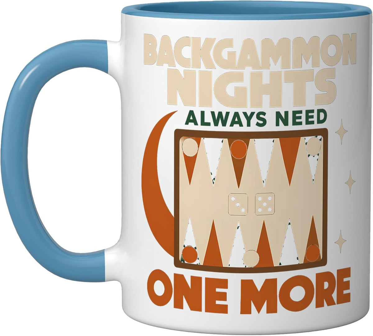 Backgammon Player Backgammon Gift Doubling Cube Christmas Ceramic Mug