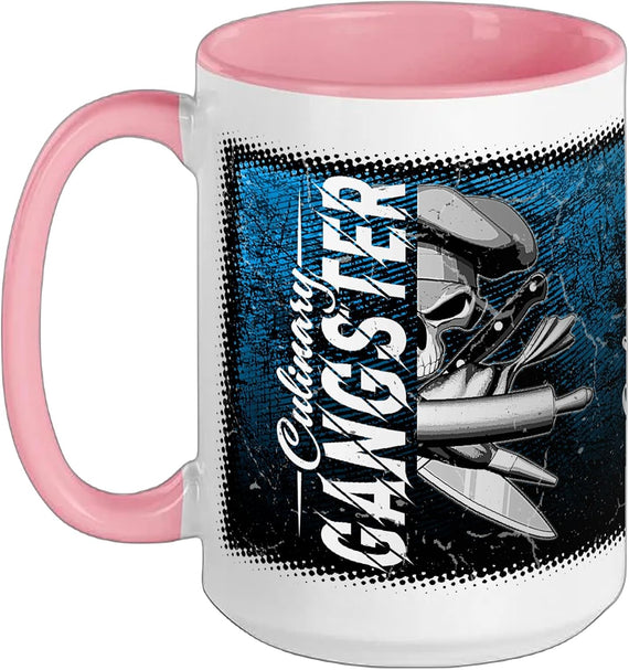Culinary Gangster Chef Skull Ceramic Mug